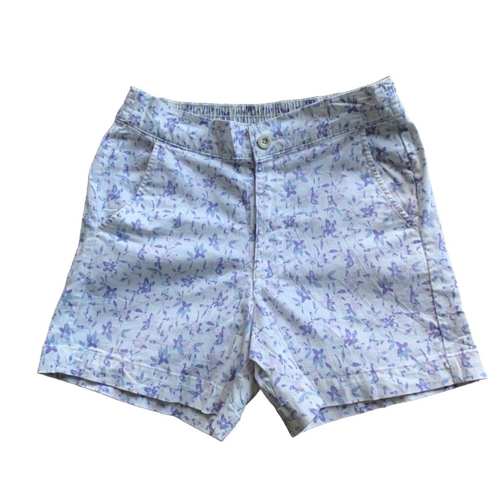 Vtg Jachs Girlfriend NYC Floral Shorts Cottage Small High Rise Single Stitch
